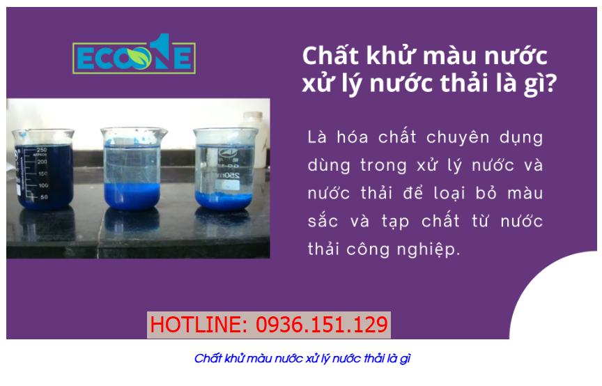 chất khử màu nước xử lý nước thải